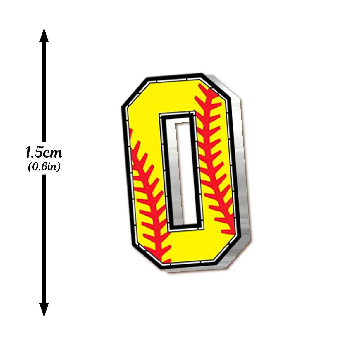 Softball Lovers Player's Number - Personalized Softball Stud Earrings