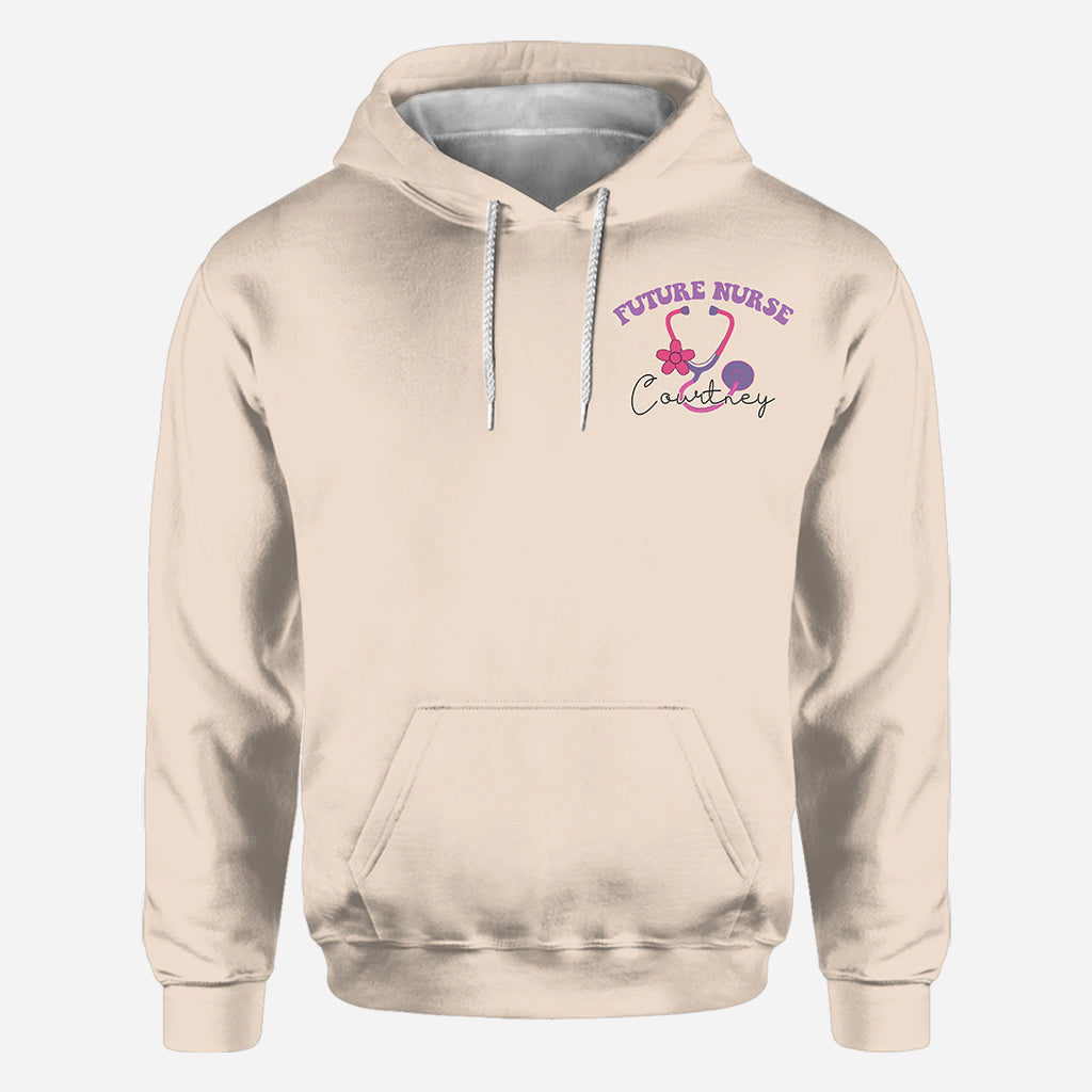 À l'époque où j'étais étudiante en soins infirmiers - Chemise personnalisée intégrale pour infirmière