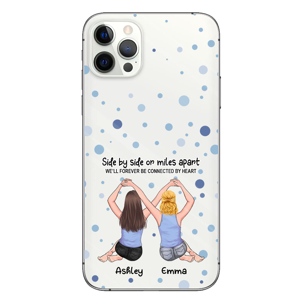 Meilleure amie pour toujours - Cadeau pour sa meilleure amie - Coque de téléphone transparente personnalisée