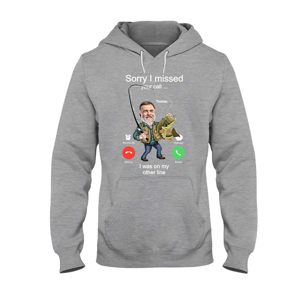 Photo insérée - T-shirt et sweat à capuche de pêche humoristiques « Keeping It Reel » personnalisés