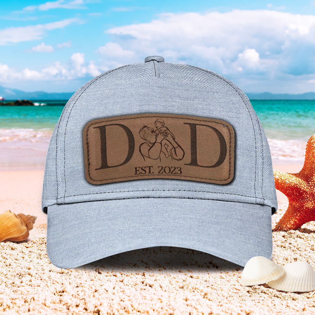 Meilleur papa du monde - Cadeau pour papa - Casquette classique personnalisée