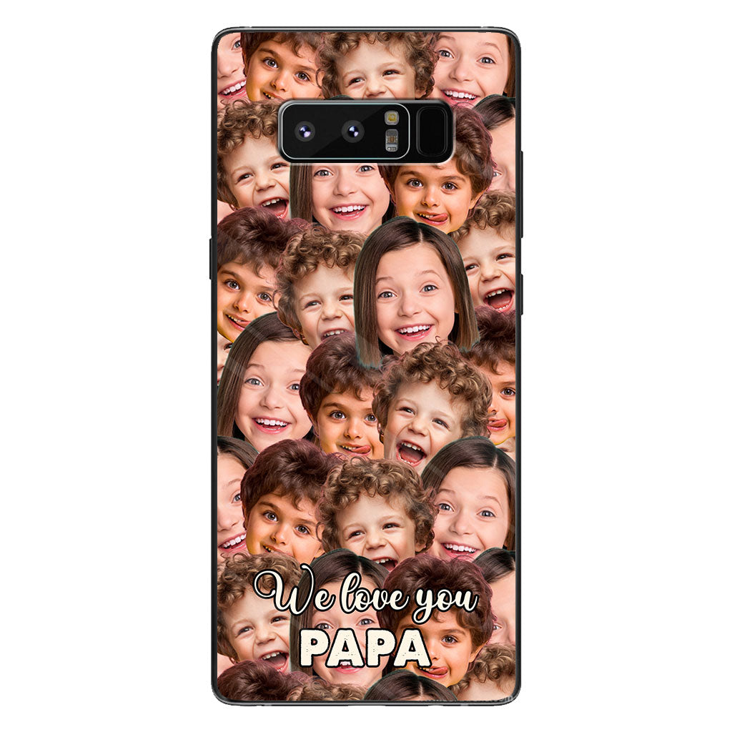 Je t'aime papa - Cadeau pour papa, grand-mère, grand-père, maman, oncle, tante, frère, sœur, fils, fille, petite-fille, petit-fils, mari, femme, petit ami, petite amie - Coque de téléphone personnalisée