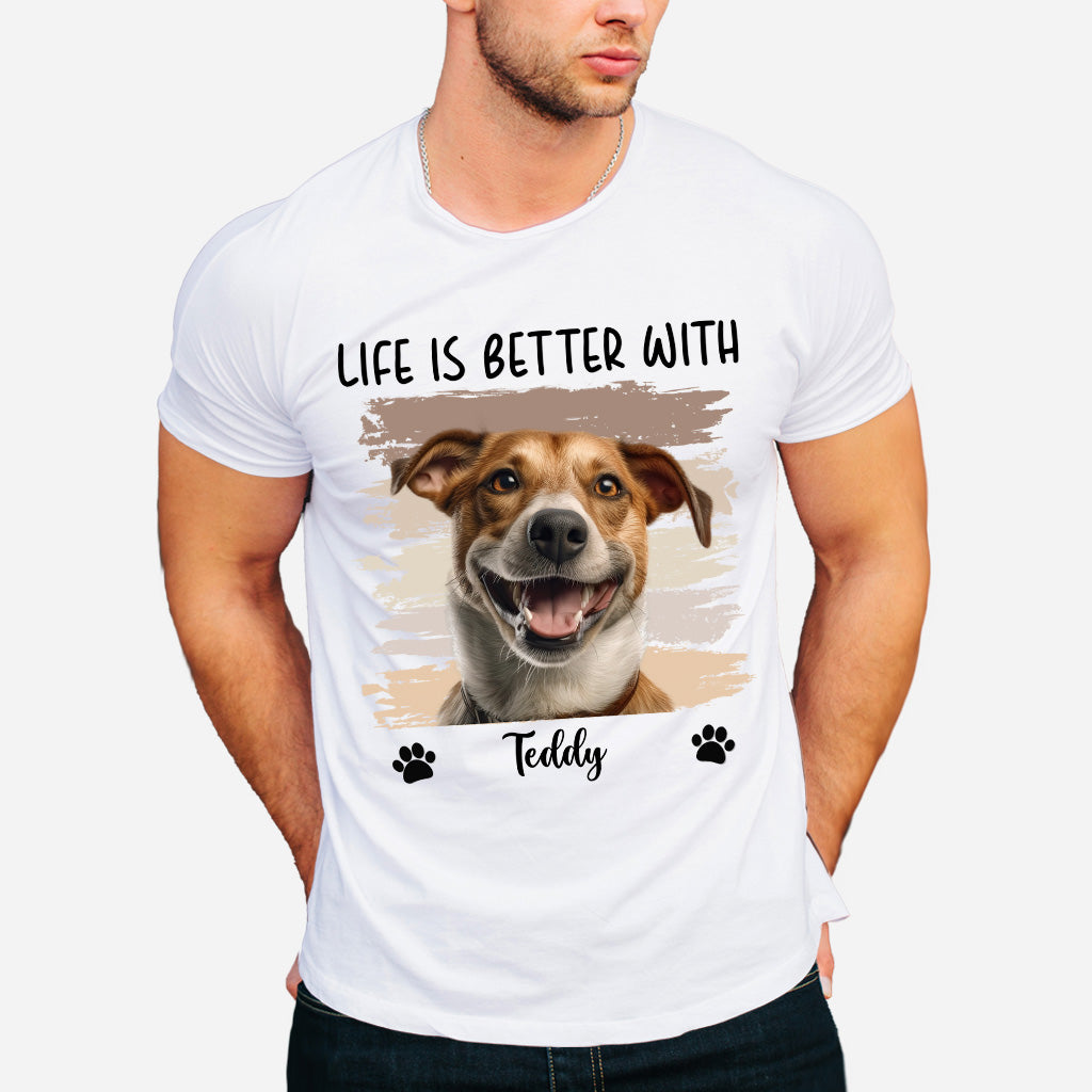 Life Is Better With Pet - Personalized Dog T-shirt And Hoodie