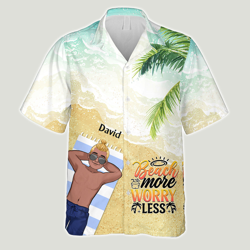 The Beach Is Calling And I Must Go - Sea Lover gift for friend, sister, girlfriend, wife, mom, brother, dad, husband, boyfriend - Personalized Hawaiian Shirt