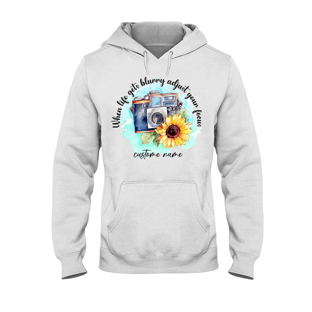 Quand la vie devient floue, ajustez votre mise au point - T-shirt et sweat à capuche personnalisés avec photographie