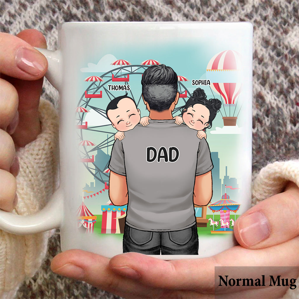 Meilleur papa du monde - Cadeau pour papa, grand-père, oncle, mari - Mug personnalisé