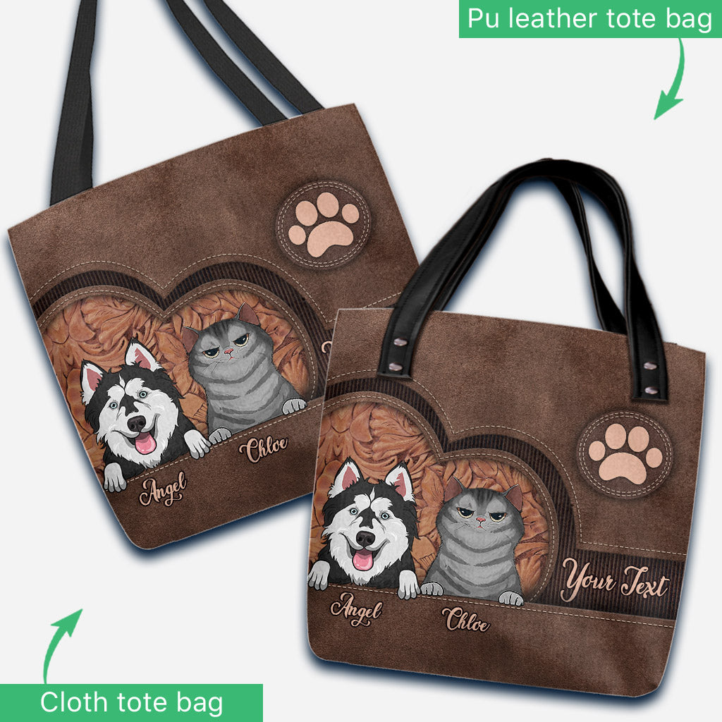 Casquette personnalisée pour chien et chat - Cadeau pour les amoureux des chiens et des chats - Sac fourre-tout personnalisé