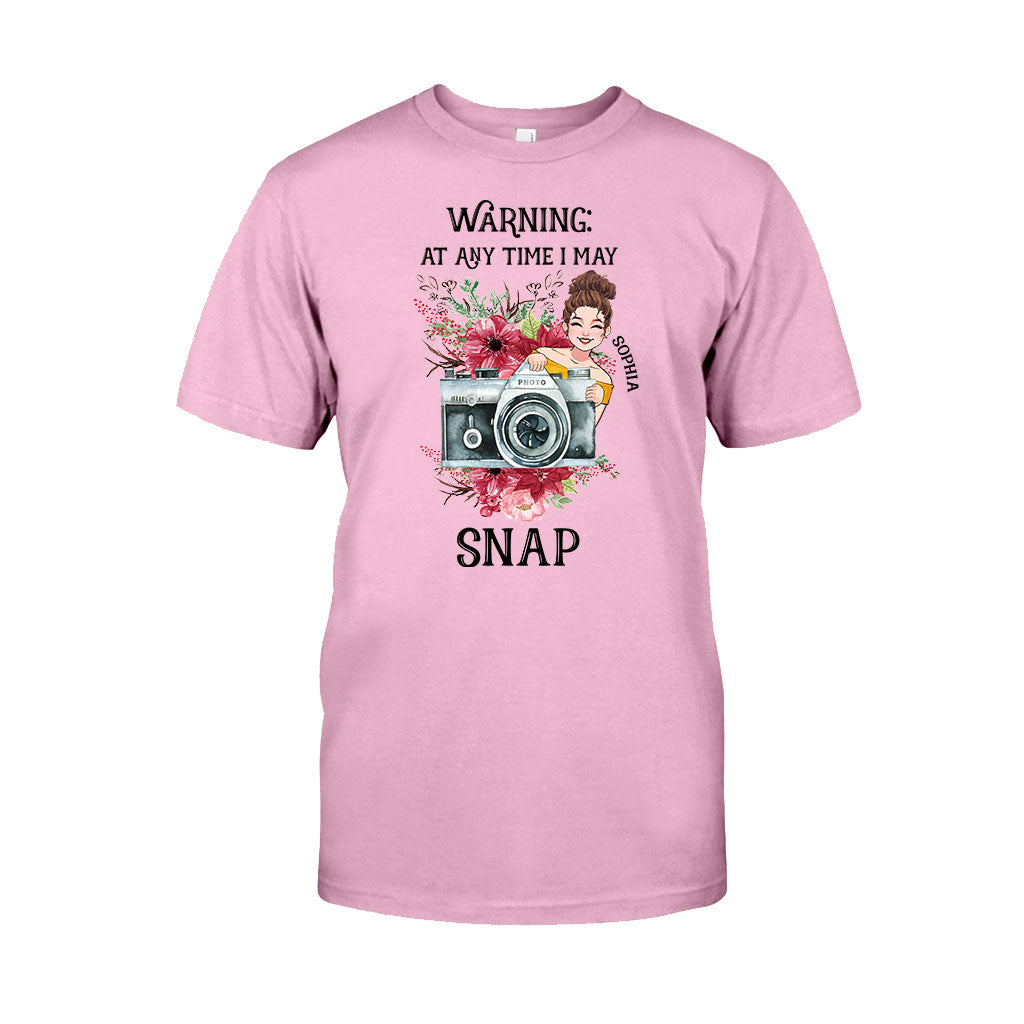 Je peux prendre des photos à tout moment - T-shirt et sweat à capuche personnalisés