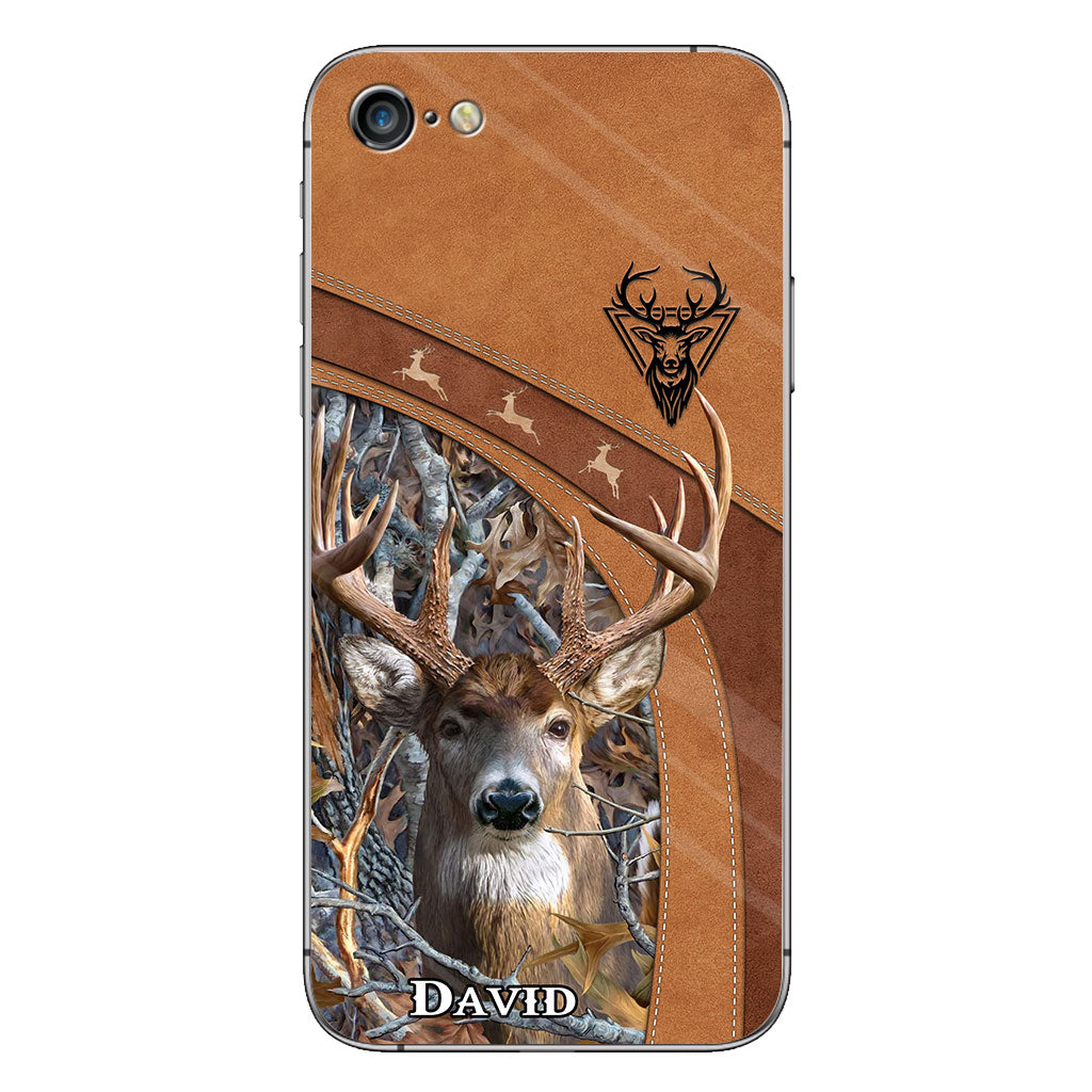 La vie est plus belle dans les bois - Coque de téléphone personnalisée pour la chasse