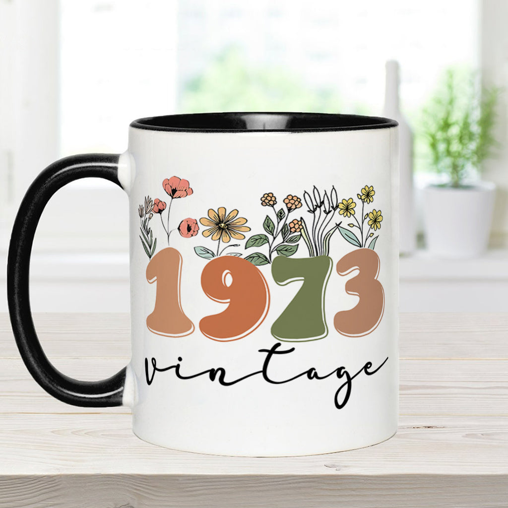 Mug vintage personnalisé pour anniversaire
