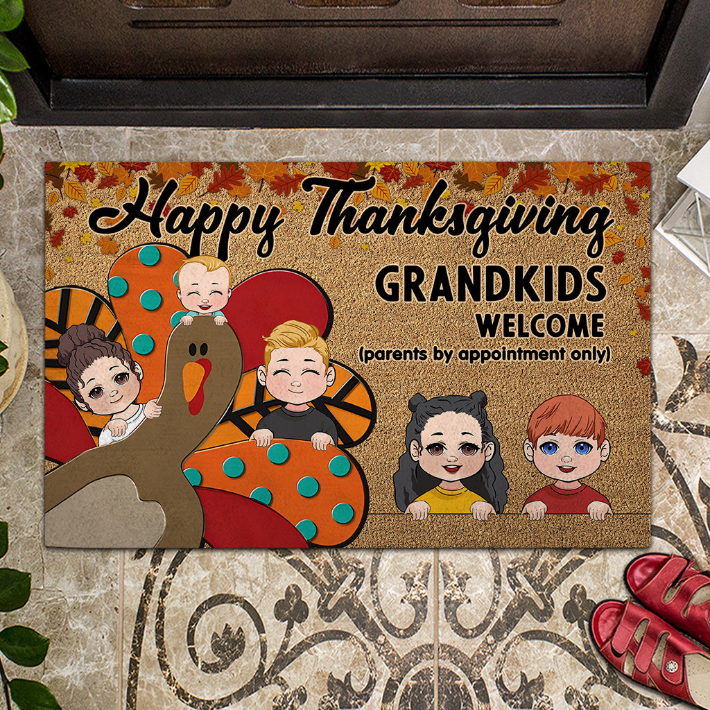 Happy Thanksgiving - Personalized Grandma Doormat