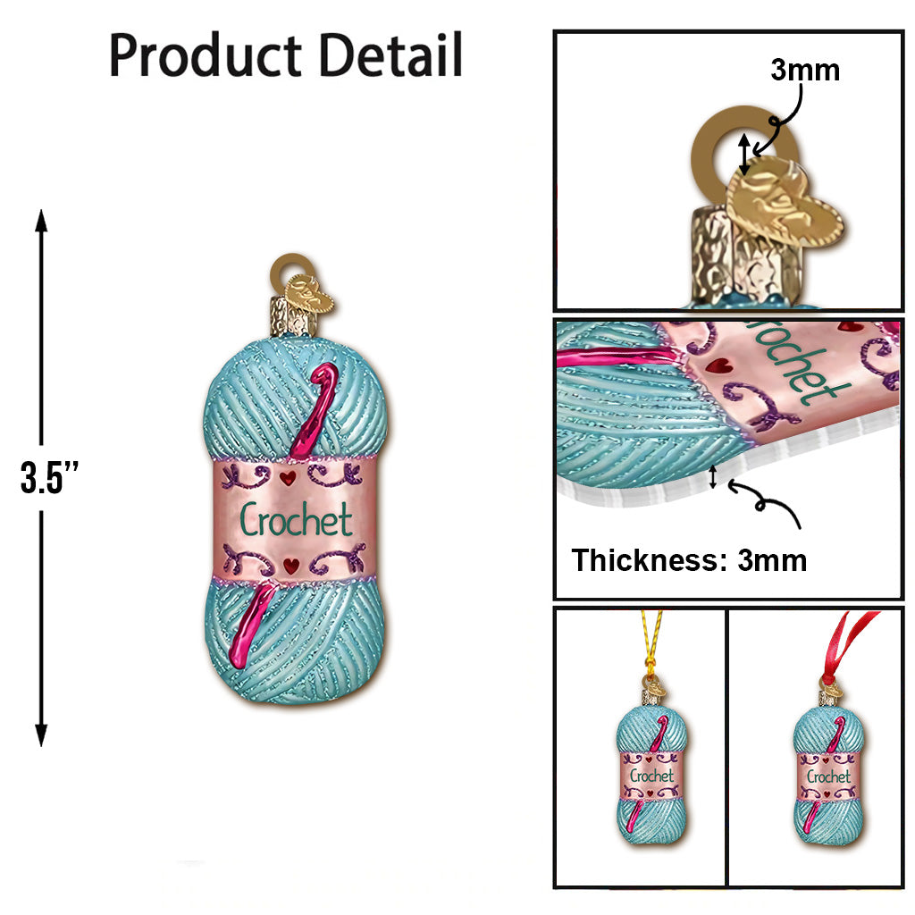 Love Crochet - Ornement au crochet personnalisé