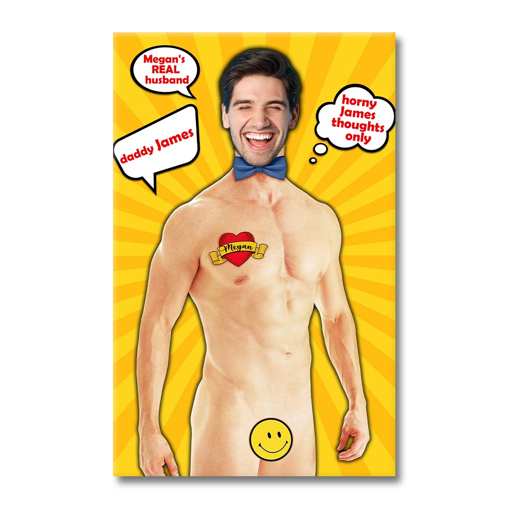 L'homme, le mythe, la légende - Toile et affiche personnalisées pour mari et femme