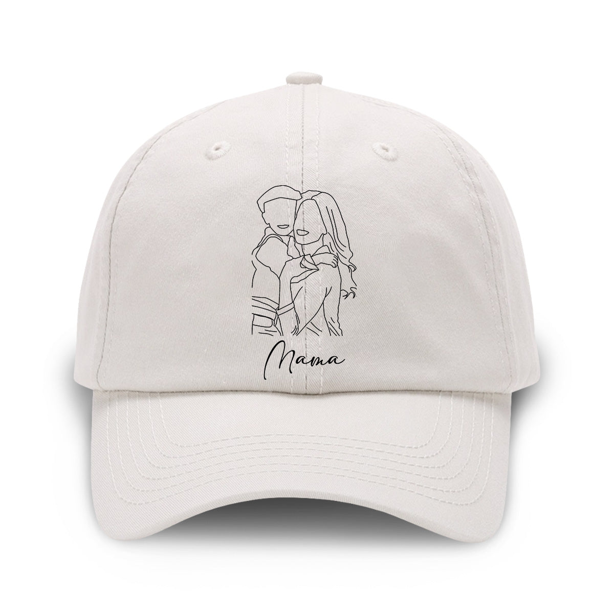 Custom Photo - Personalized Step Mom Embroidered Classic Cap