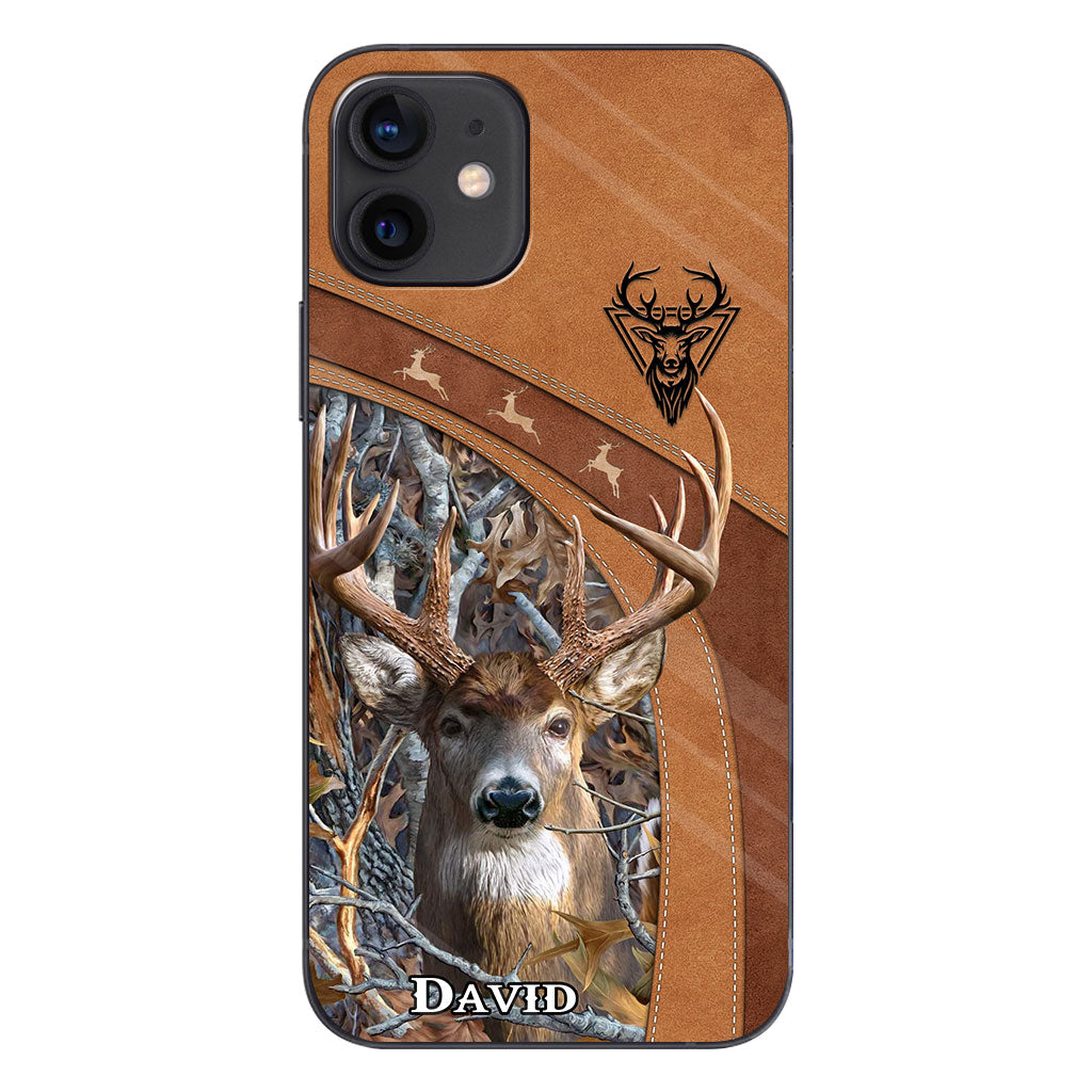 La vie est plus belle dans les bois - Coque de téléphone personnalisée pour la chasse