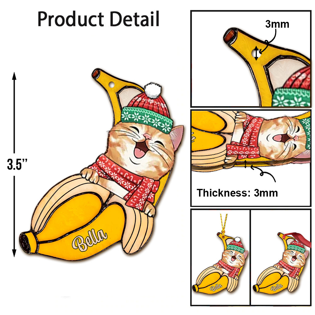 Little Cute Cat - Personalized Cat Ornament