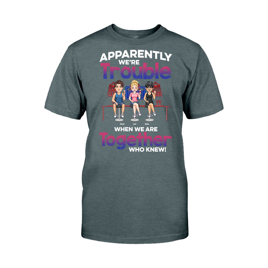 Apparemment, on fait des étincelles quand on est ensemble - T-shirt et sweat à capuche personnalisés pour meilleures amies