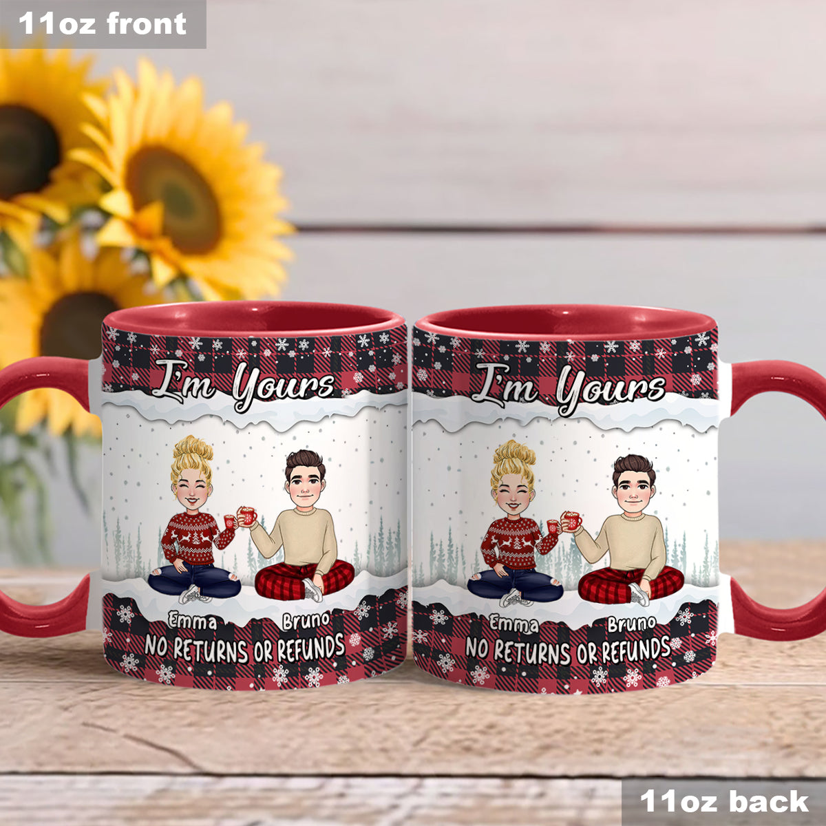 Je suis à toi - Mug personnalisé pour couple