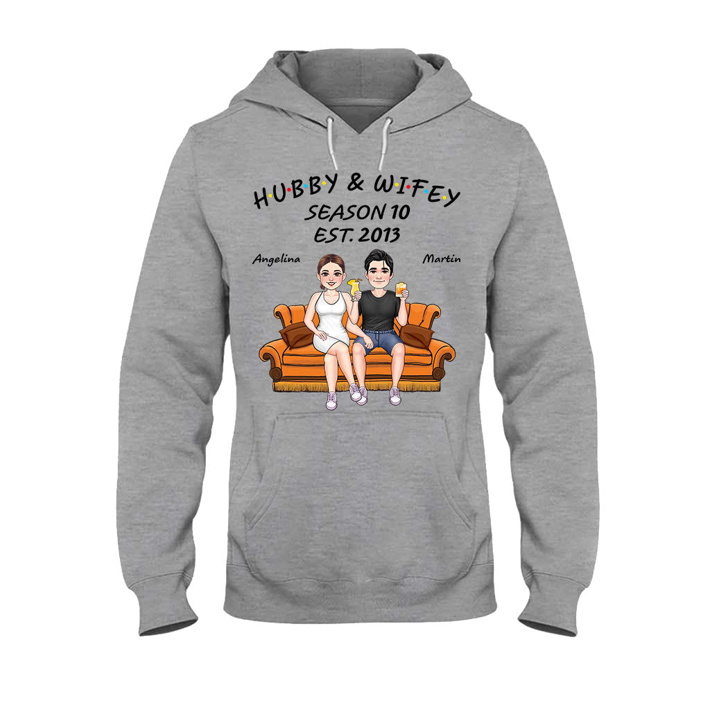 T-shirt et sweat à capuche personnalisés « Mari et Femme »