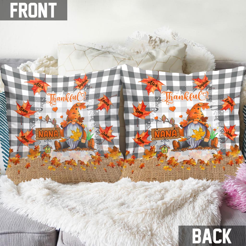 Coussin décoratif personnalisé « Grand-mère reconnaissante »