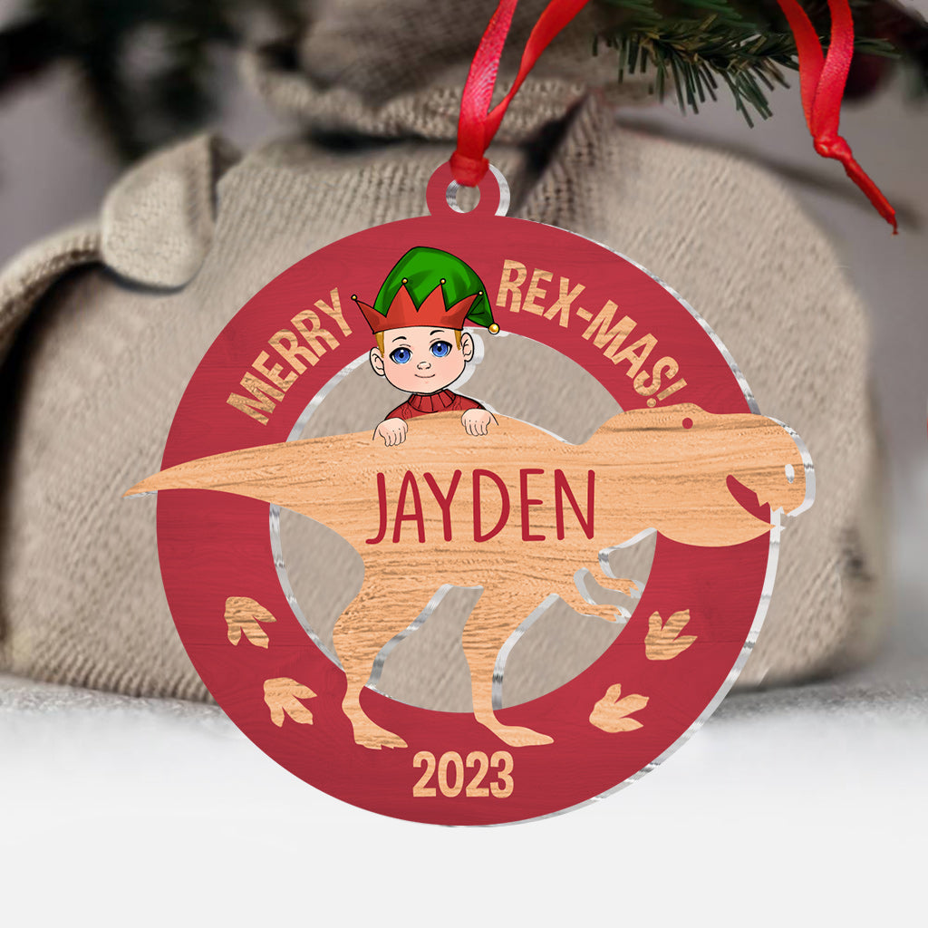 Baby Dino - Personalized Kid Ornament