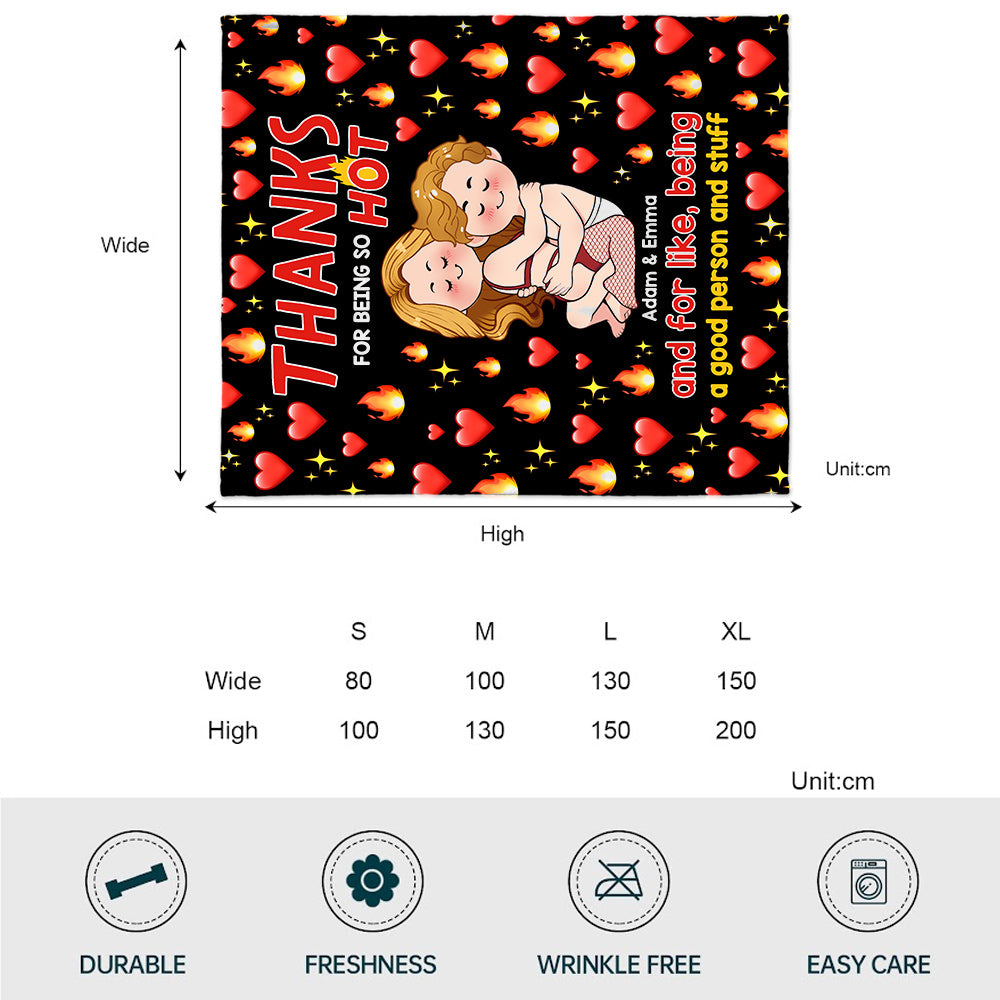 Merci d'être si sexy - Couverture personnalisée pour couple