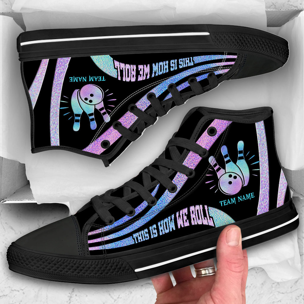 Voici comment on fait – Chaussures de bowling montantes personnalisées