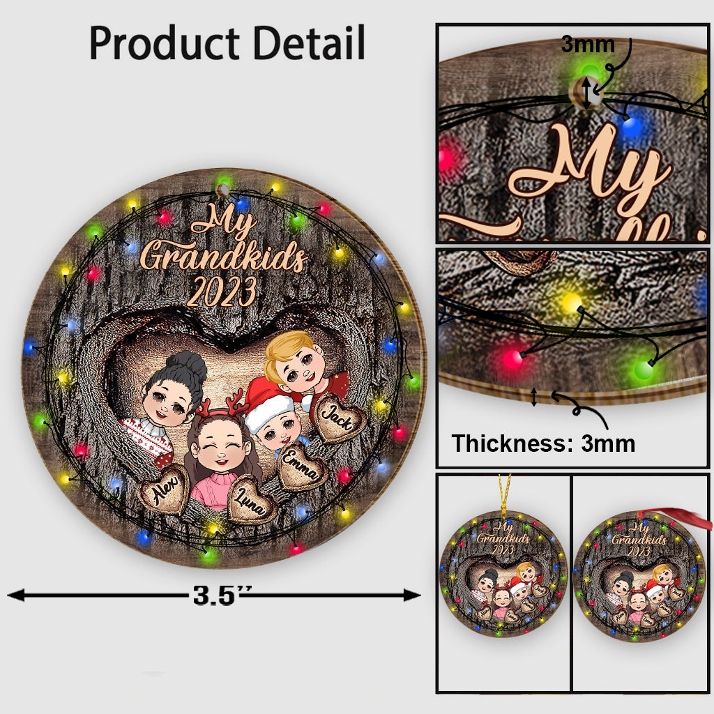 Mes petits-enfants - Ornement personnalisé pour grand-mère