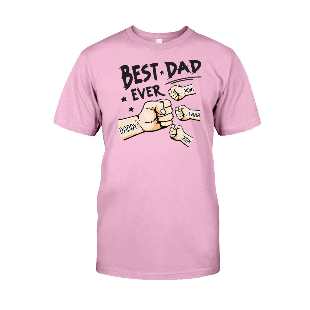 Meilleur papa du monde - T-shirt et sweat à capuche personnalisés pour papa