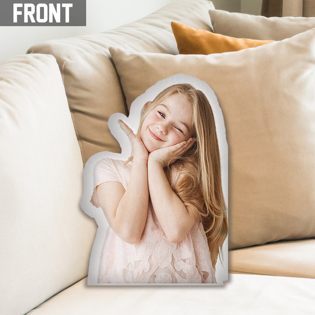 Coussin humanoïde personnalisé avec photo - Coussin en forme d'enfant personnalisé