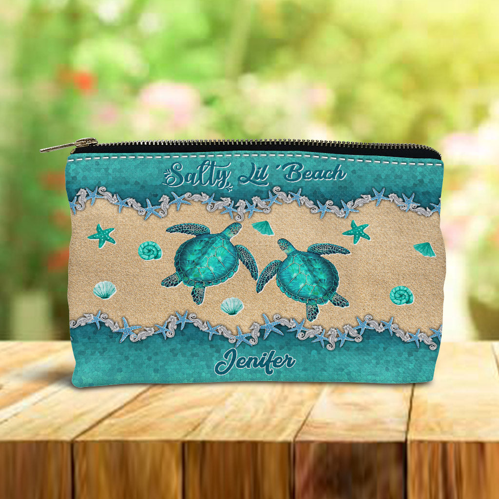 Salty Lil' Beach - Pochette tortue personnalisée