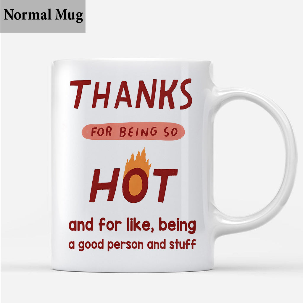 Merci d'être si sexy - Mug personnalisé pour couple