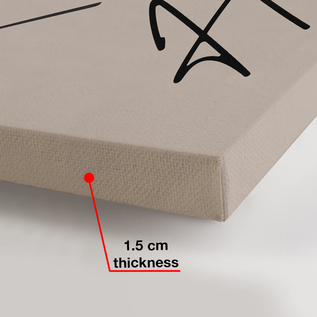 Illustrations au trait pour meilleures amies - Toile et affiche personnalisées pour meilleures amies