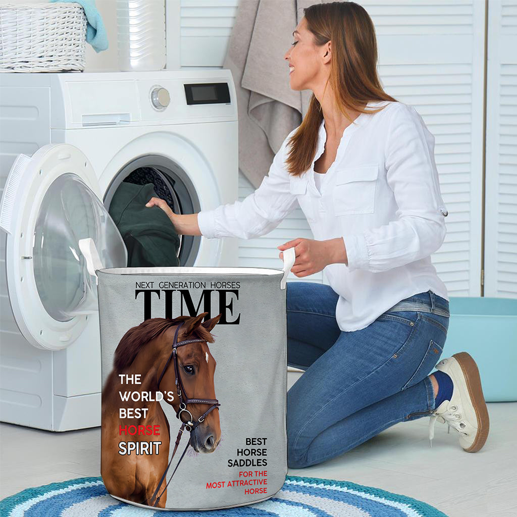 Magazine Covers - Personalized Horse Storage Basket