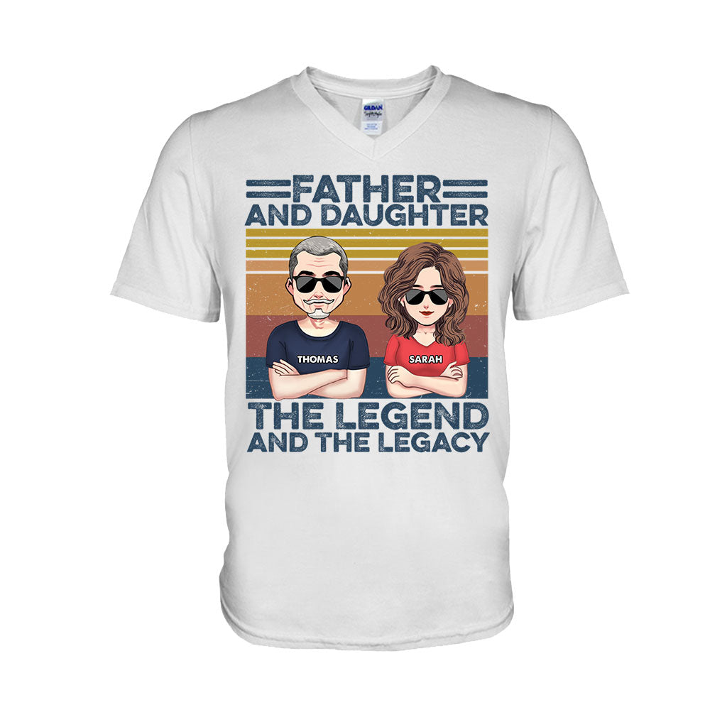 Tel père, tel fils - Cadeau pour papa - T-shirt et sweat à capuche personnalisés