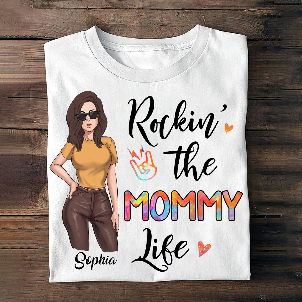 Rockin' The Nana Life - Gift for grandma, mom - Personalized T-shirt And Hoodie