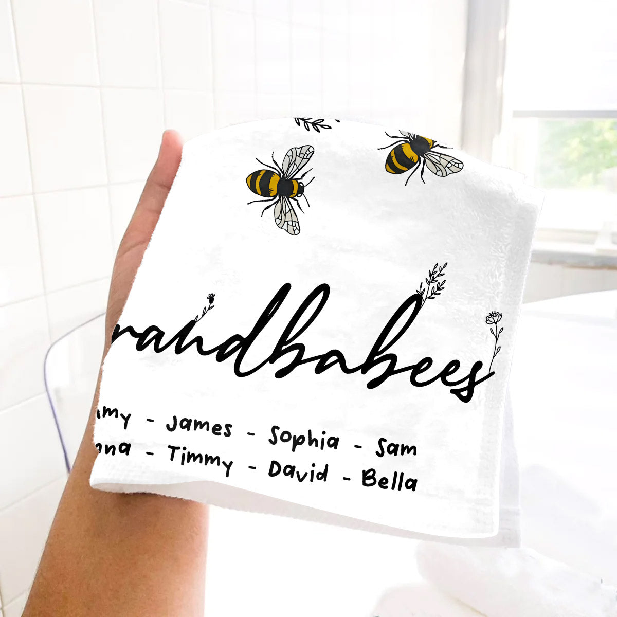 Grandbabees - Personalized Grandma Towel