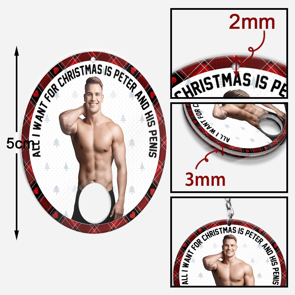 Tout ce que je veux pour Noël - Porte-clés personnalisé pour couple