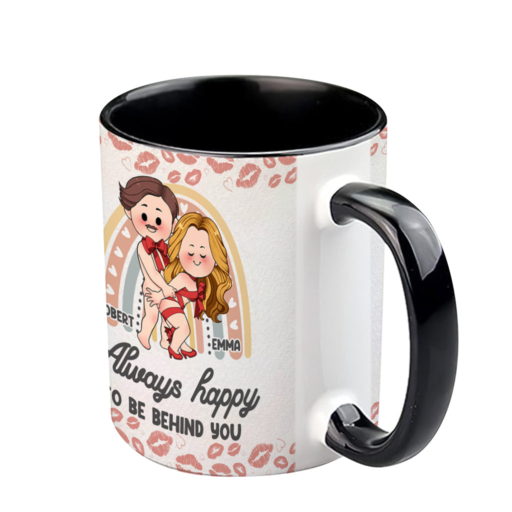 Toujours heureux d'être à vos côtés - Mug personnalisé pour couple
