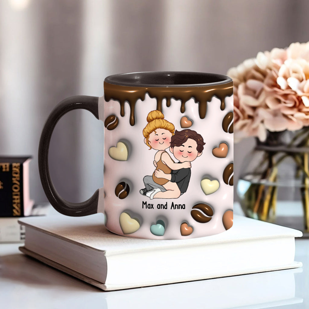 Je t'aime comme j'aime mon café - Mug personnalisé pour couple