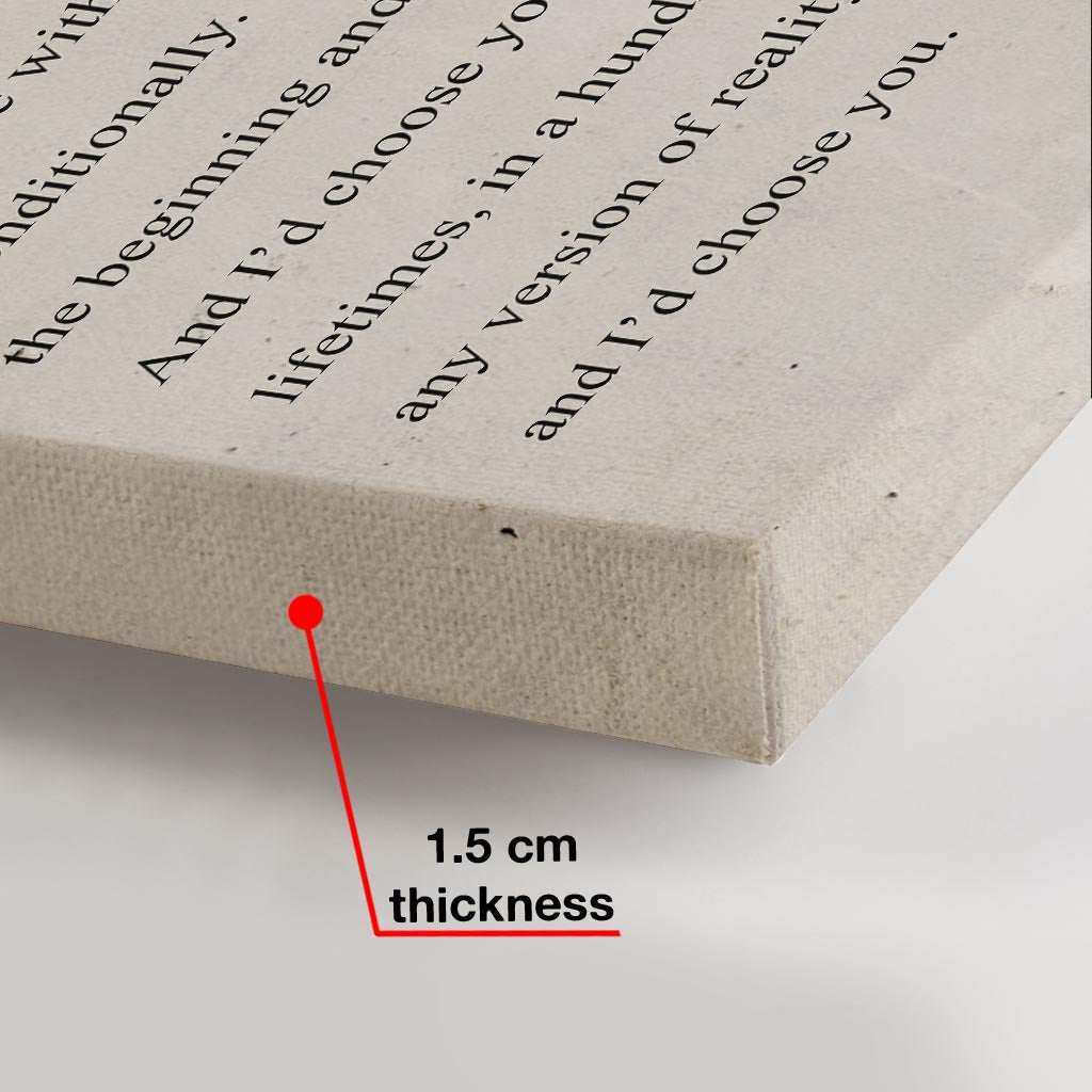 Joyeux anniversaire ! Le journal Wedding Times - Toile et affiche personnalisées pour mari et femme