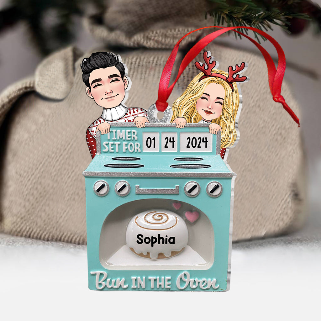 Petit pain au four - Cadeau de naissance - Ornement personnalisé