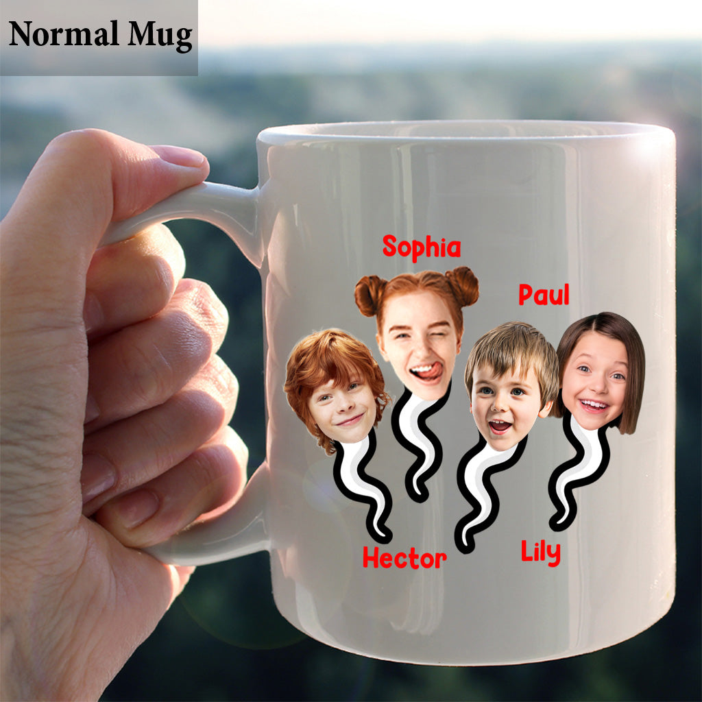 Merci maman de ne pas nous avoir avalés - Mug personnalisé pour maman