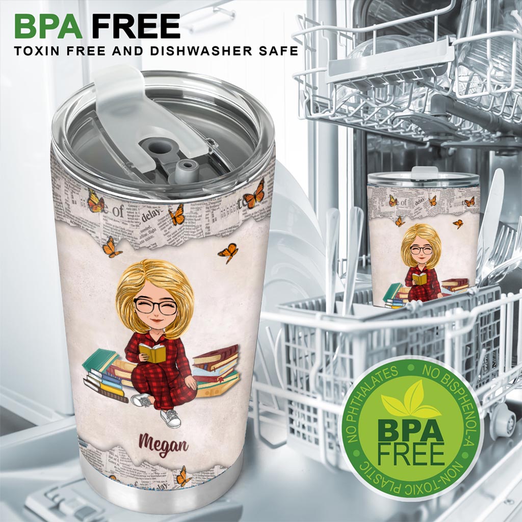 J'adore les jours où mon seul problème est de choisir un livre à lire - Cadeau de livres pour maman, fille, petite amie, épouse - Gobelet personnalisé