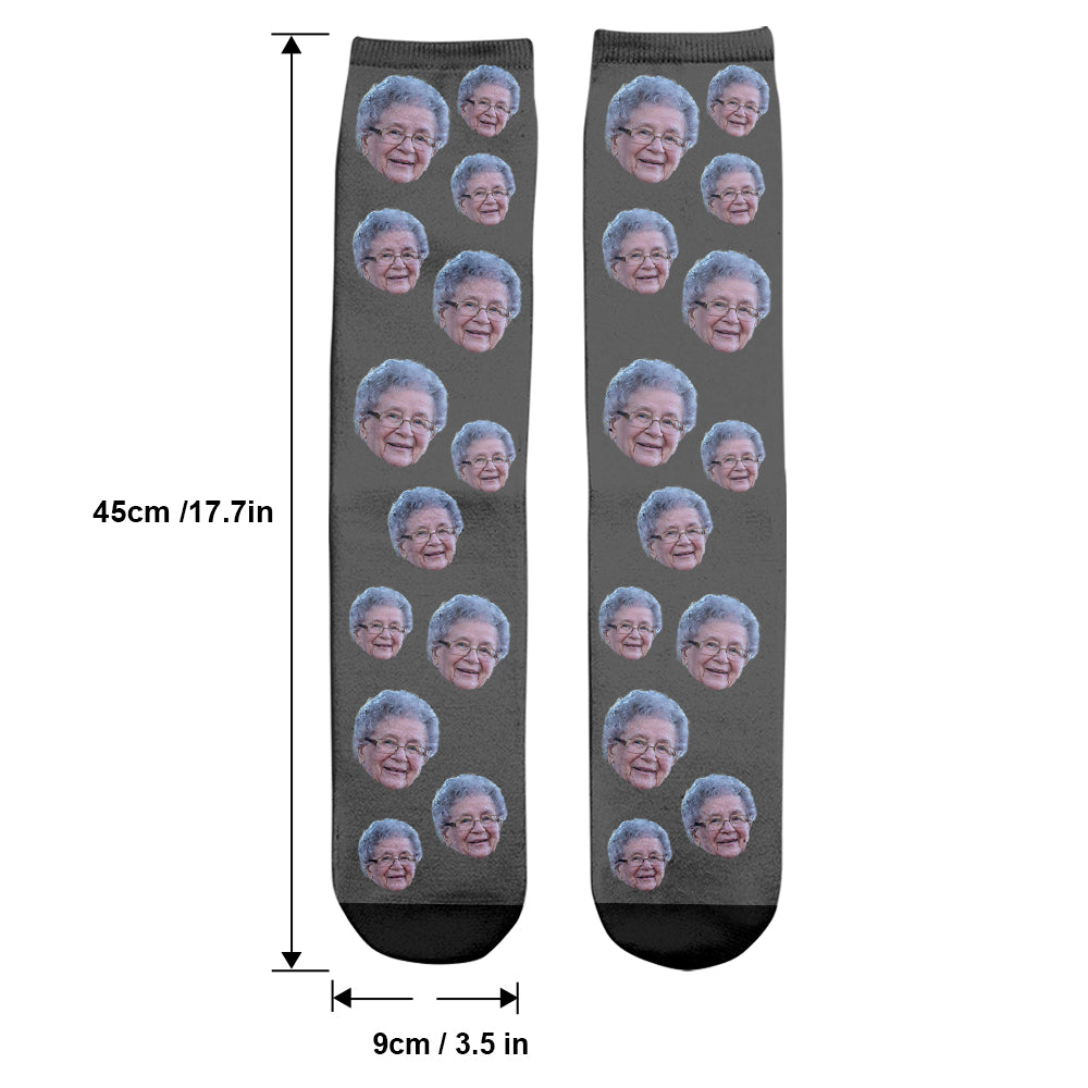 Chaussettes personnalisées pour grand-mère