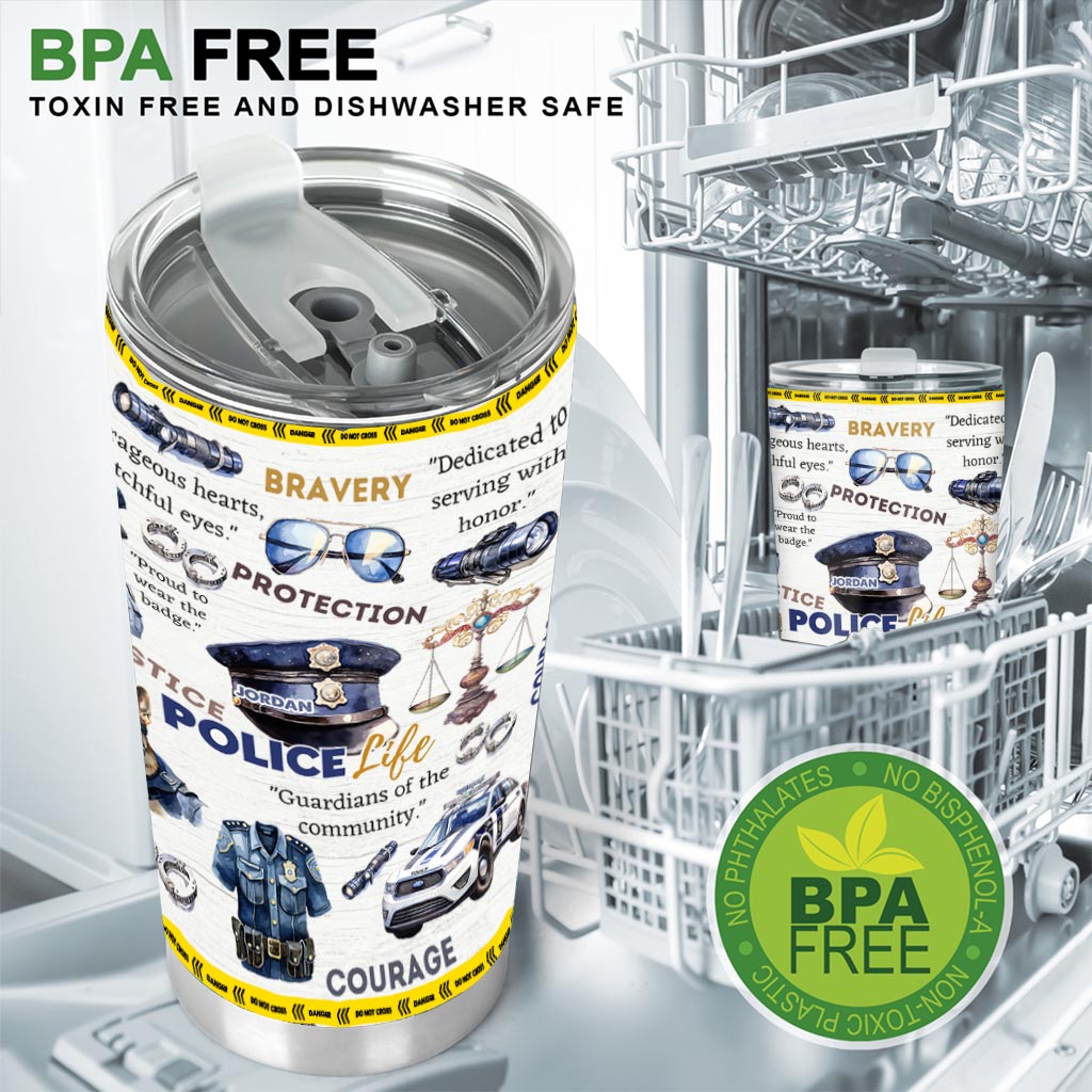 Policier - Gobelet personnalisé pour policier