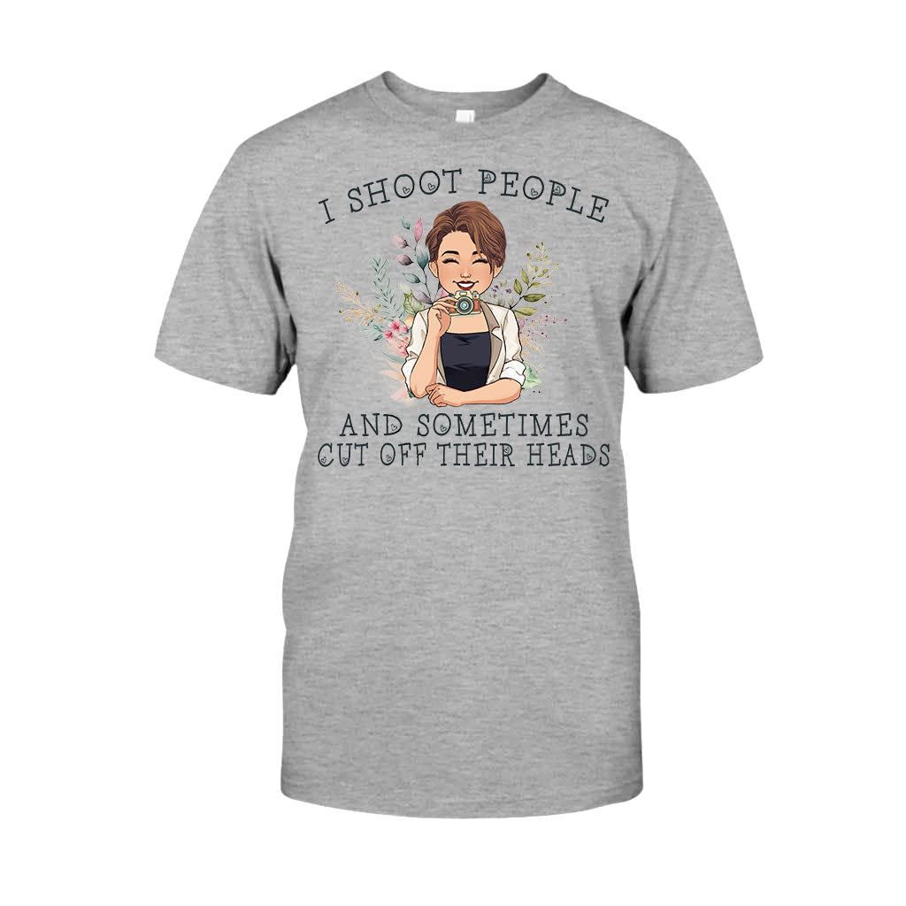 Je photographie des gens - T-shirt et sweat à capuche personnalisés « Je photographie des gens »