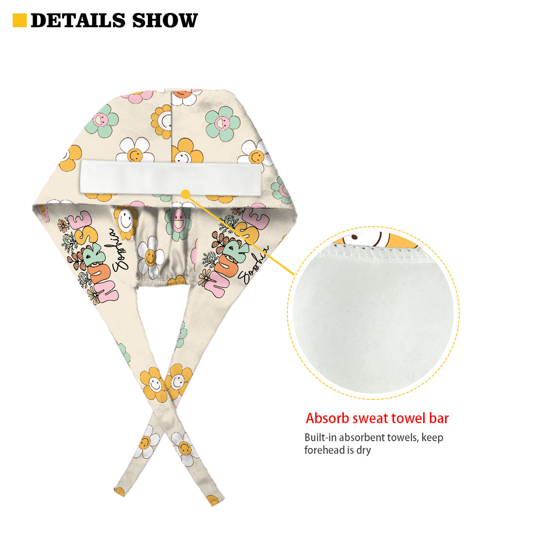 Vie d'infirmière - Bonnet de bloc opératoire personnalisé