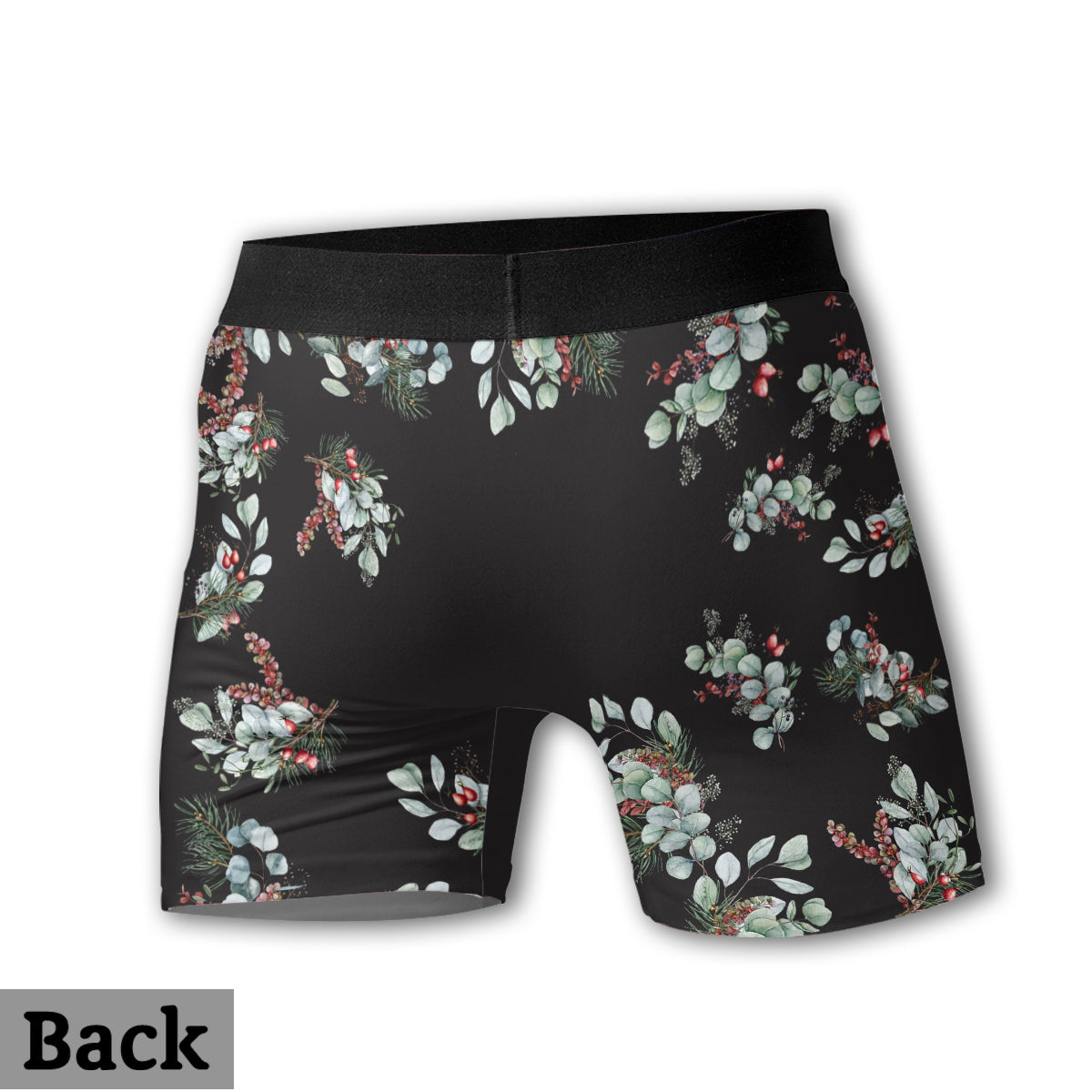 Ensemble « Le Père Noël n'est pas le seul à venir » - Slips femme et boxers homme personnalisés