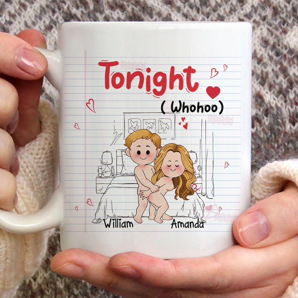 Ce soir - Mug personnalisé pour couple